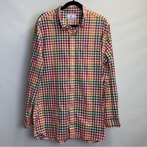 Southern Tide Spring Plaid Button Down Shirt Men’s Size XL